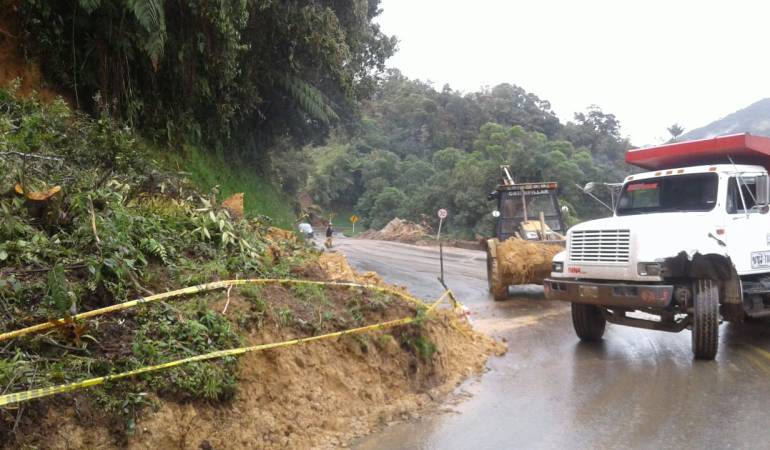 Ya son 450 los puntos críticos en las vías de Caldas