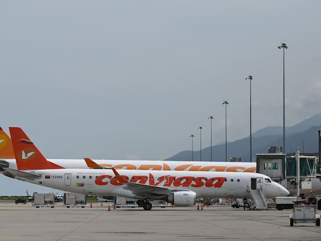 Conviasa Airlines, imagen de referencia. (Photo by FEDERICO PARRA/AFP via Getty Images)