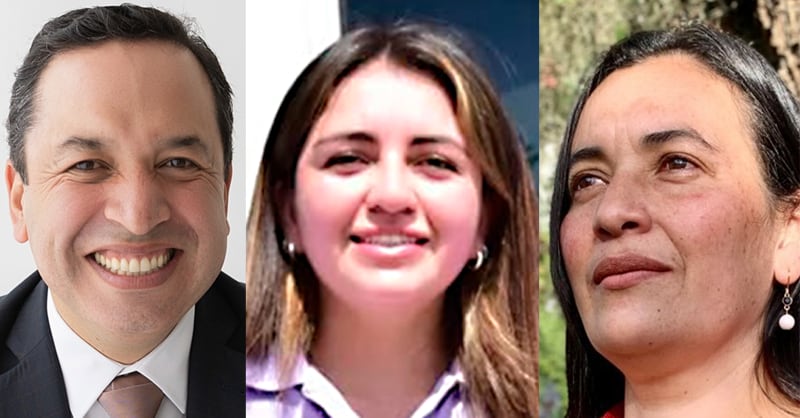 Andrés Rondón, María Paula Jiménez Gómez y Lilibeth Suárez son los tres candidatos del partido La Fuerza de la Paz.