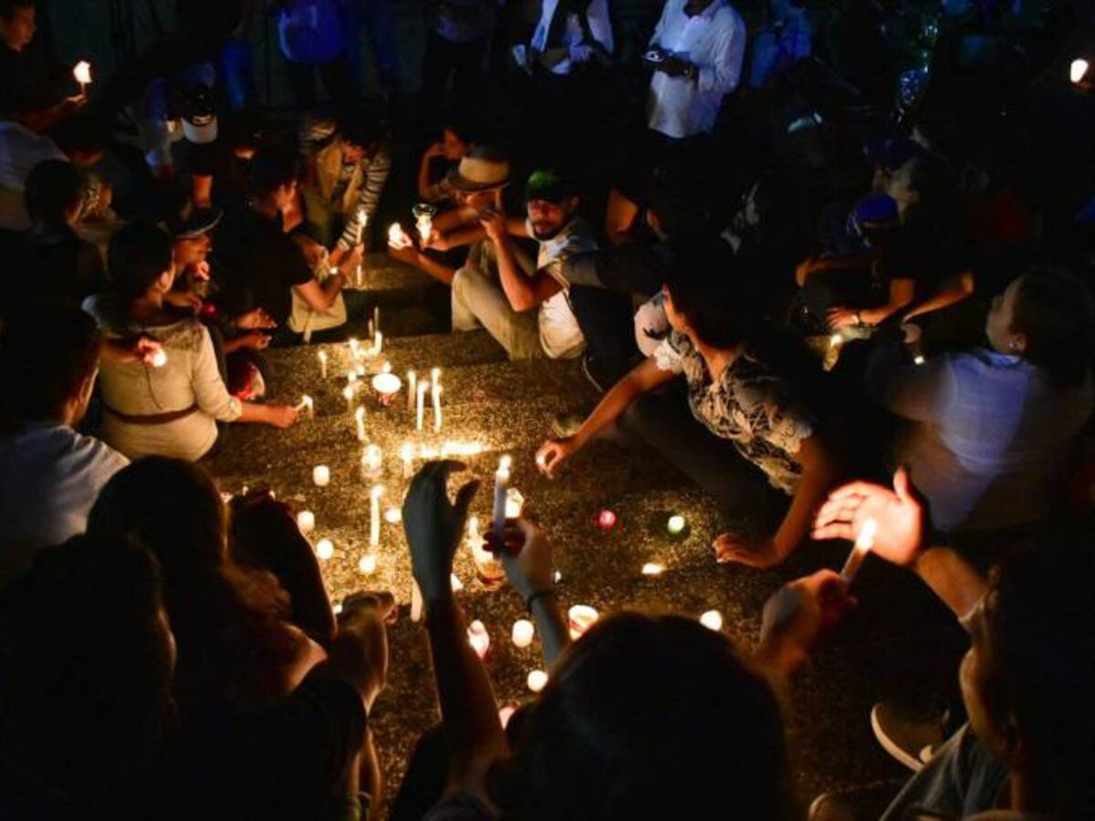 Con vigilia, Barranquilla rechazó homicidio de Angello Alzamora