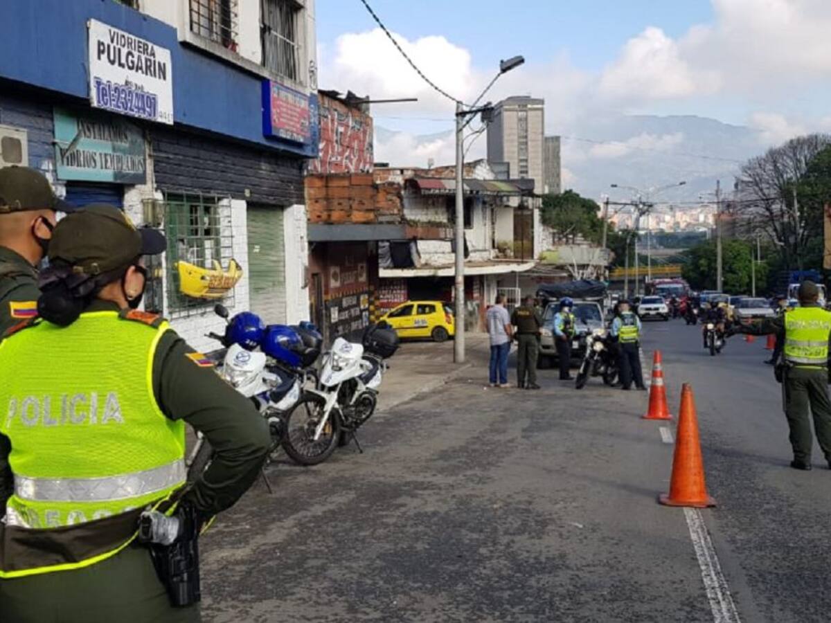 Tres mil policías atenderán el incumplimiento de la cuarentena en Medellín