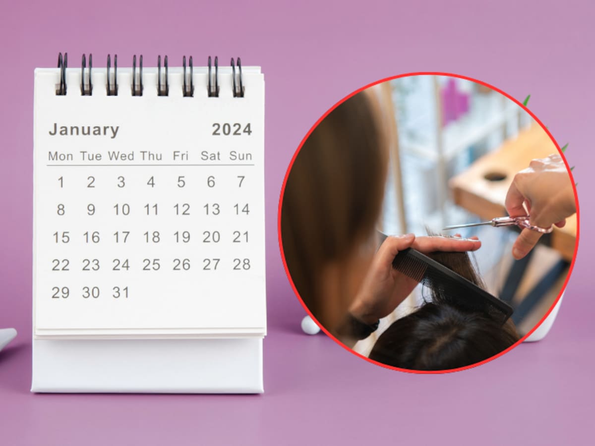 Mejores días para cortarse el cabello en enero, según el calendario lunar 2024