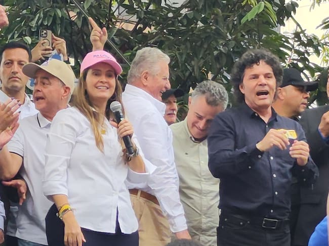 Paloma Valencia evento político en Envigado- foto Caracol Radio