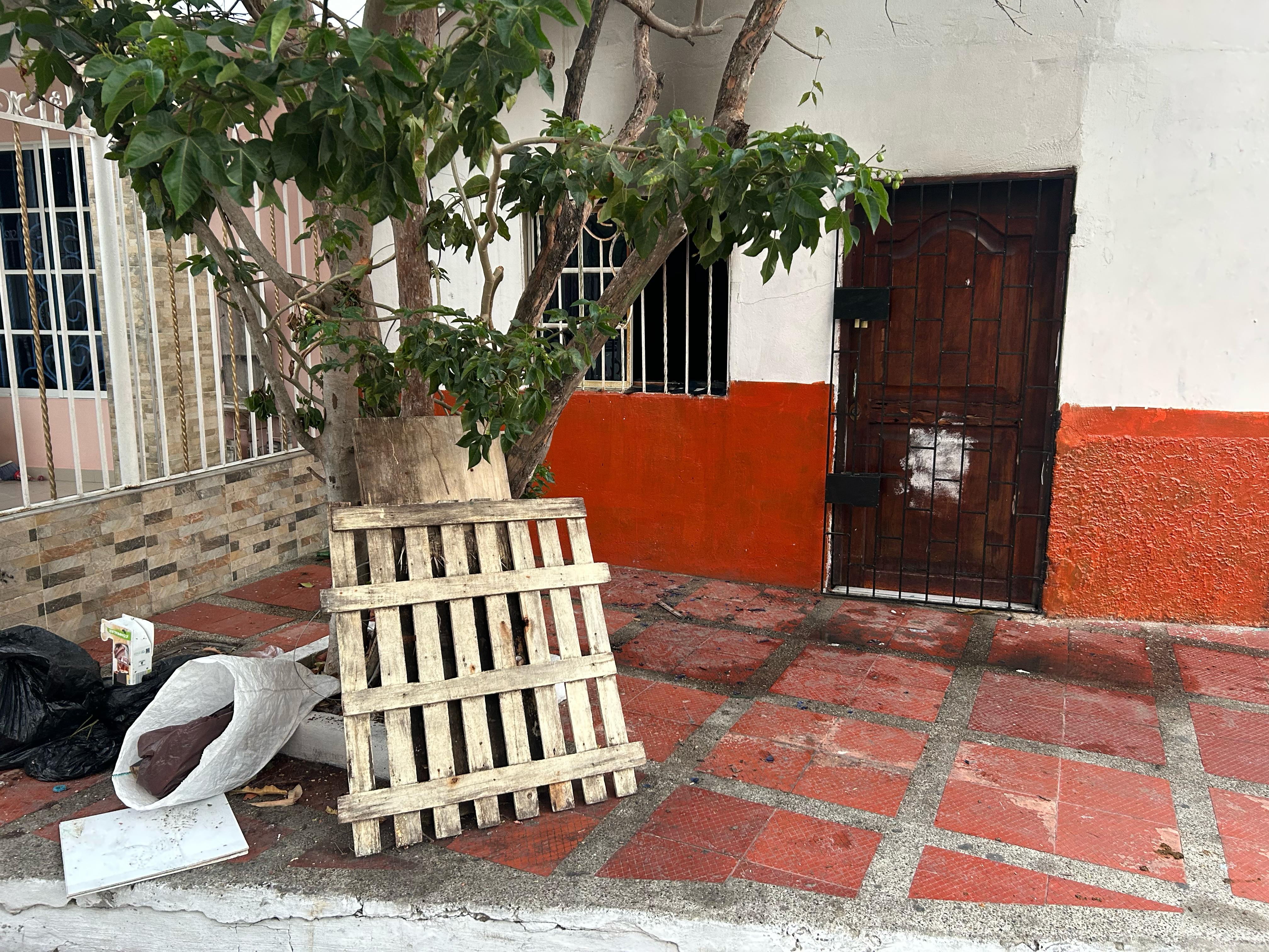 Vivienda afectada por el incendio - Foto: Caracol Radio