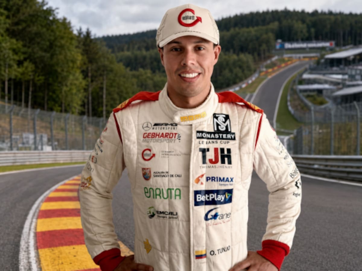 El piloto caleño Óscar Tunjo va por un gran cierre de temporada en el mítico circuito de Bélgica