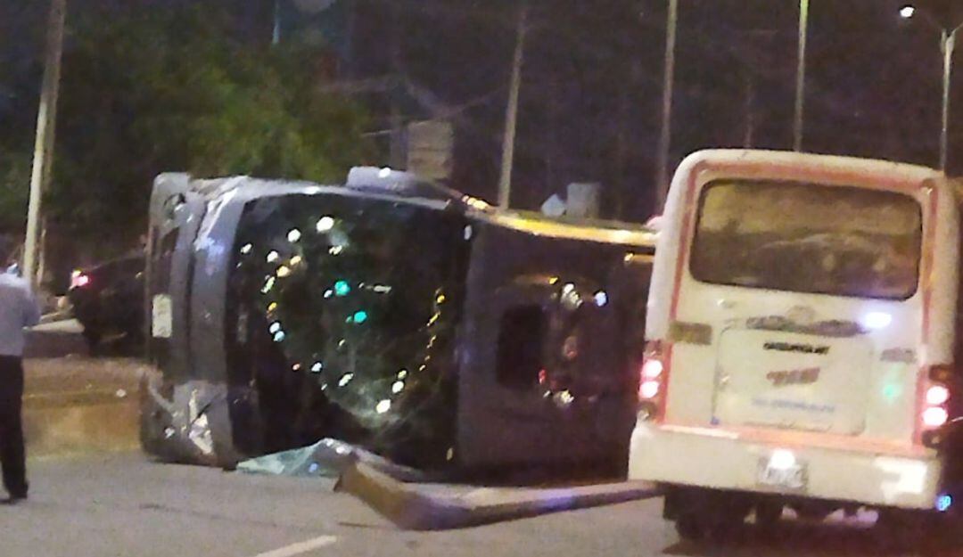 Accidente en la vía Cali Yumbo