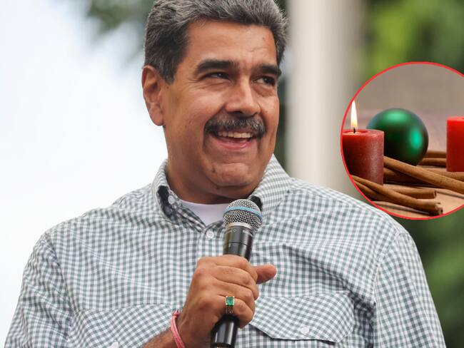 Nicolás Maduro anuncia que adelantará la Navidad a modo de homenaje a los ciudadanos venezolanos. ( Foto: EFE / Getty / Caracol Radio )