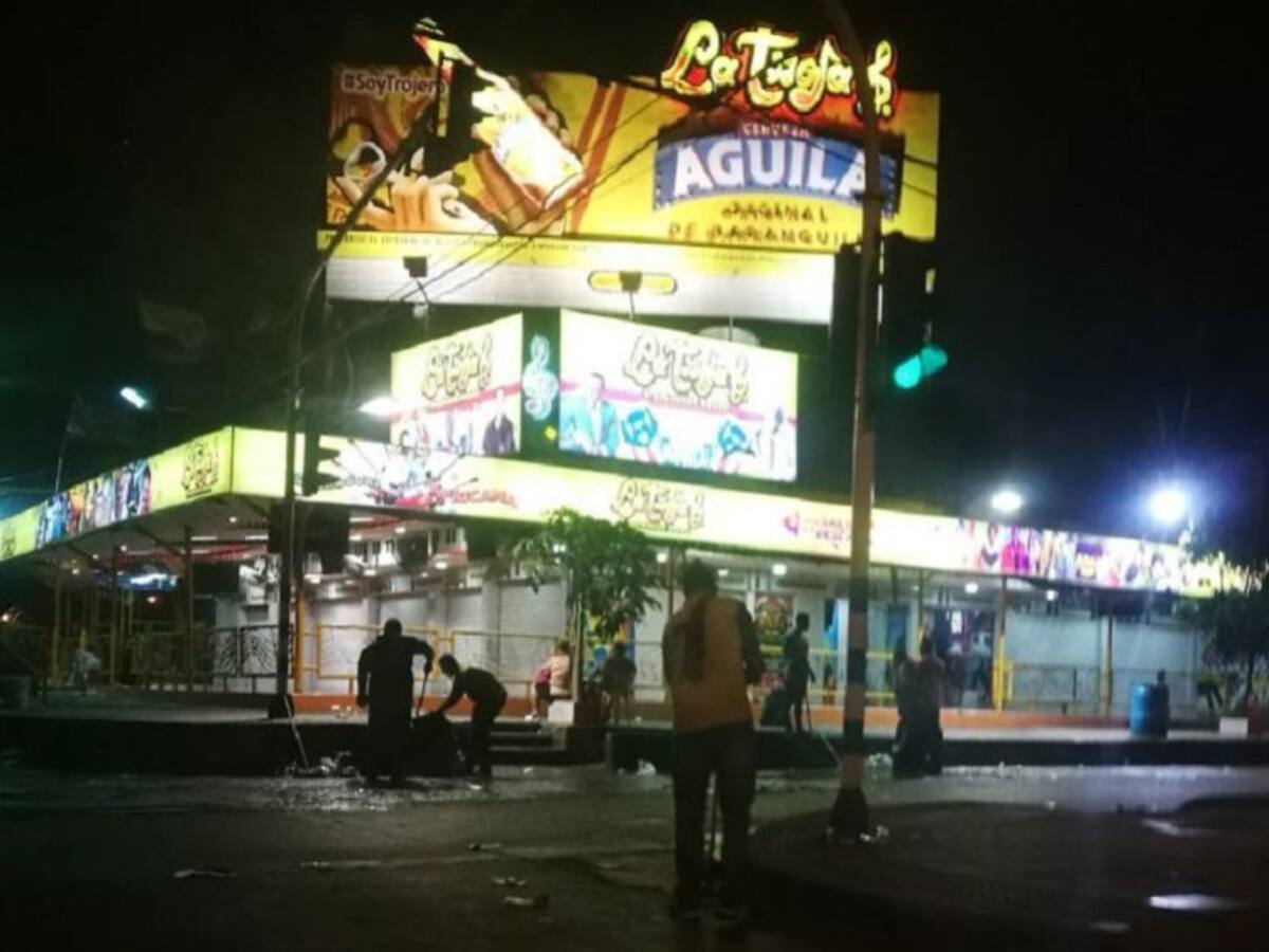 Evento en La Troja terminó en disturbios y con presencia del Esmad