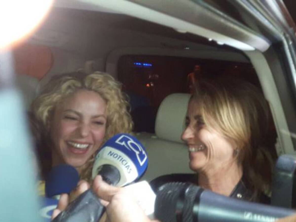 Shakira llega a Barranquilla