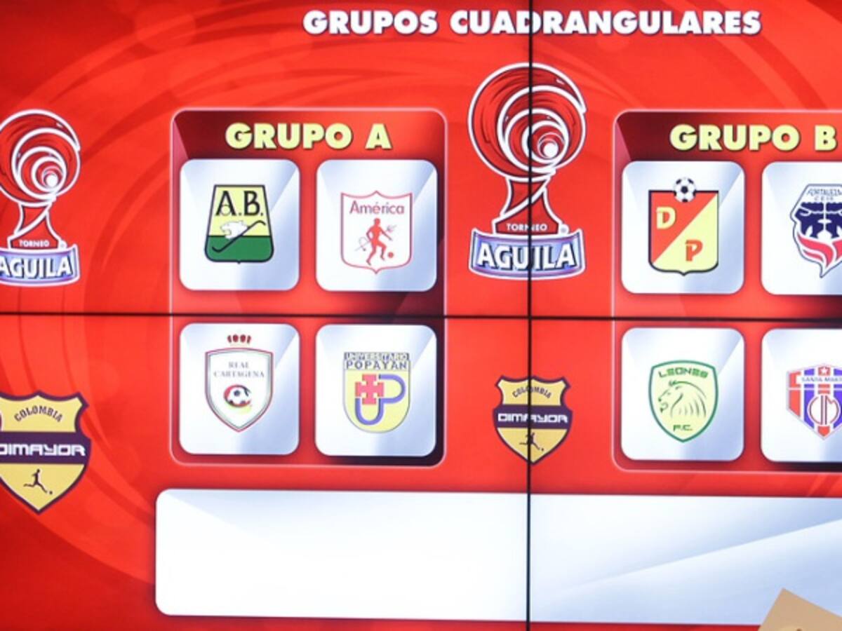 Definidos los cuadrangulares del Torneo Águila