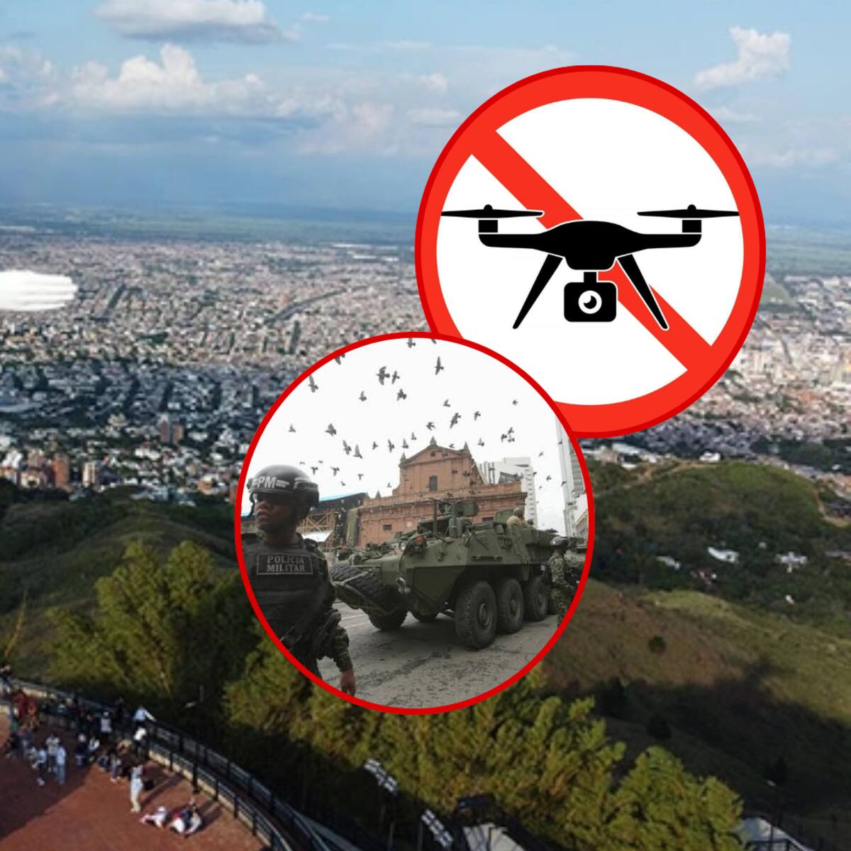 Cali se blinda para posesión presidencial y prohíben drones: Así será despliegue policial y militar