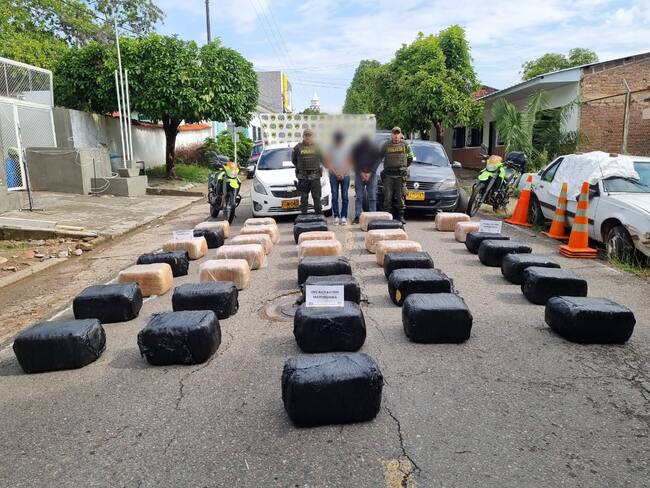 Primer gran cargamento de marihuana incautado en el 2024