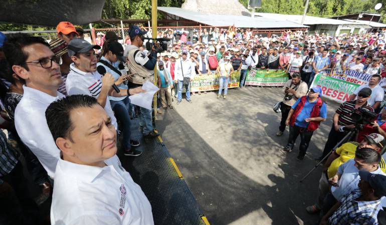 Encuentro entre arroceros y Minagricultura en Norte de Santander. 