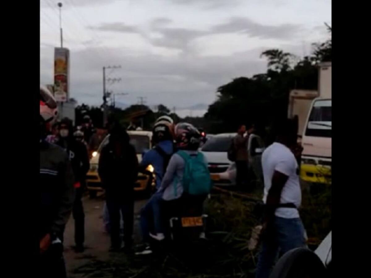 Joven muere en bloqueo de Candelaria