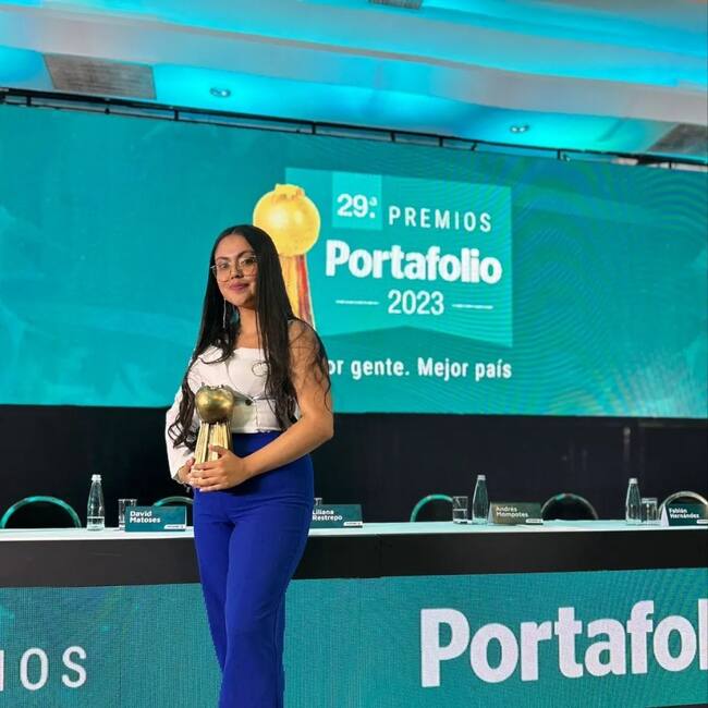 Yulieth Jaimes, mejor estudiante universitaria 2023