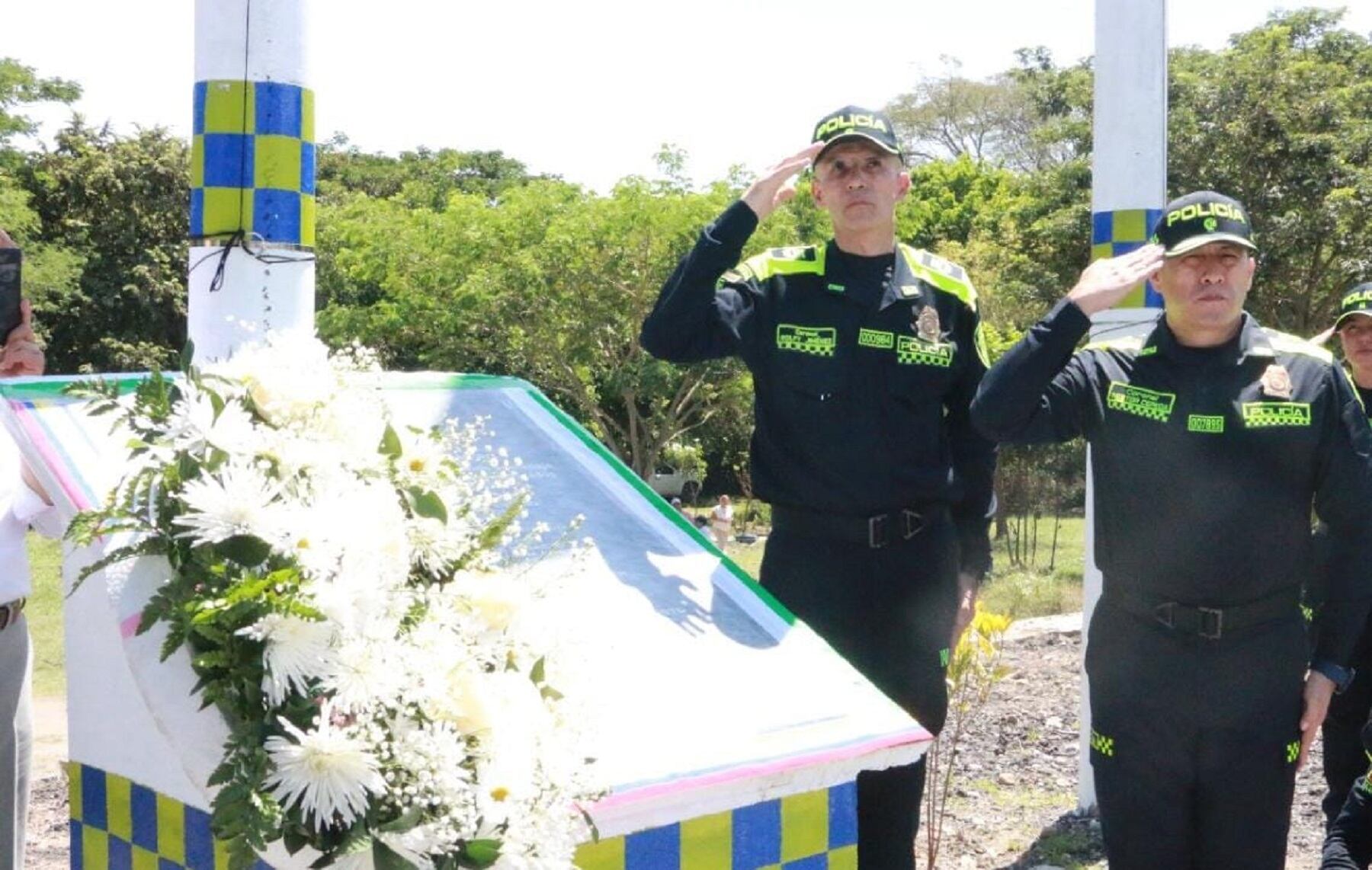 La Policía Nacional rindió homenaje a las víctimas de la tragedia de Armero