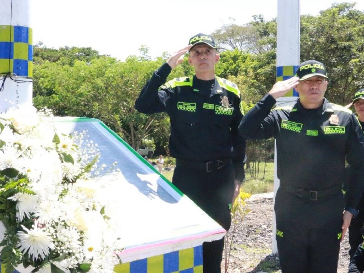 La Policía del Tolima rindió homenaje a las víctimas de la tragedia de Armero