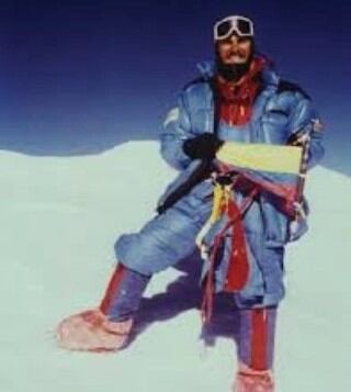 Manolo Barrios, montañista tolimense