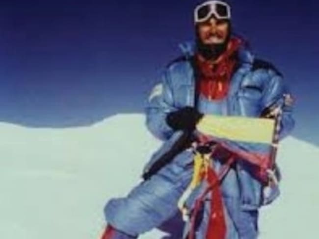 Manolo Barrios, montañista tolimense