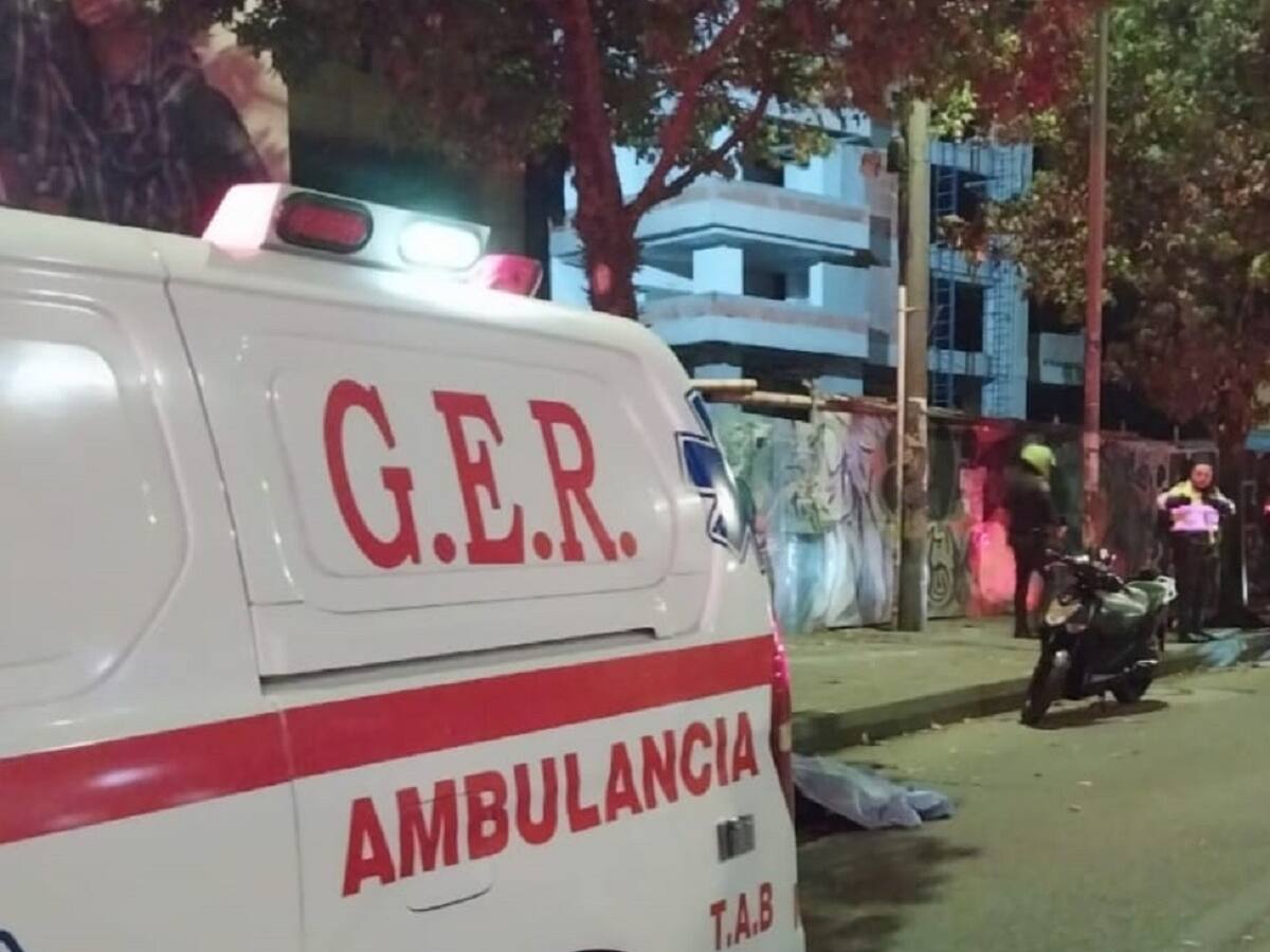 Un motociclista muerto y otra persona herida, dejó un grave accidente en Manizales