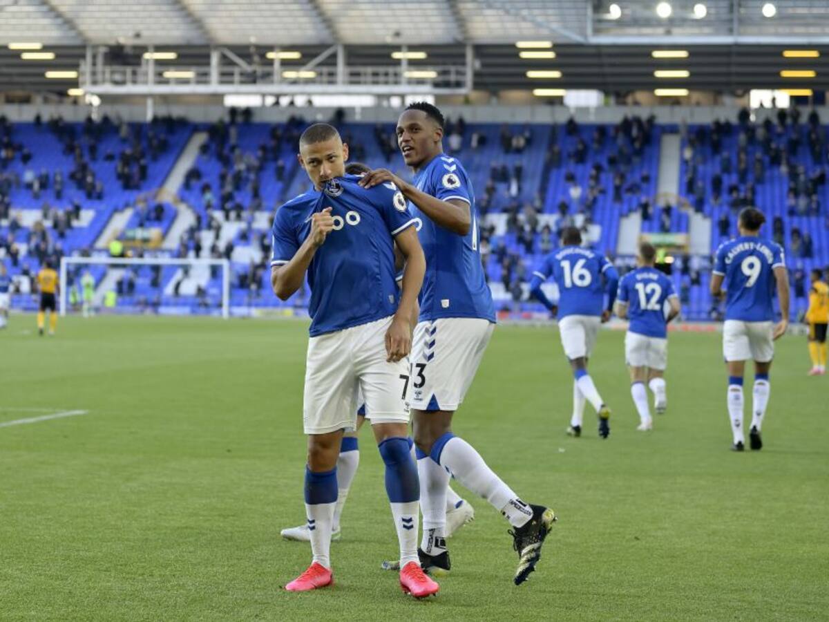 Con Mina y sin James, Everton volvió a ganar y sueña con la Europa League