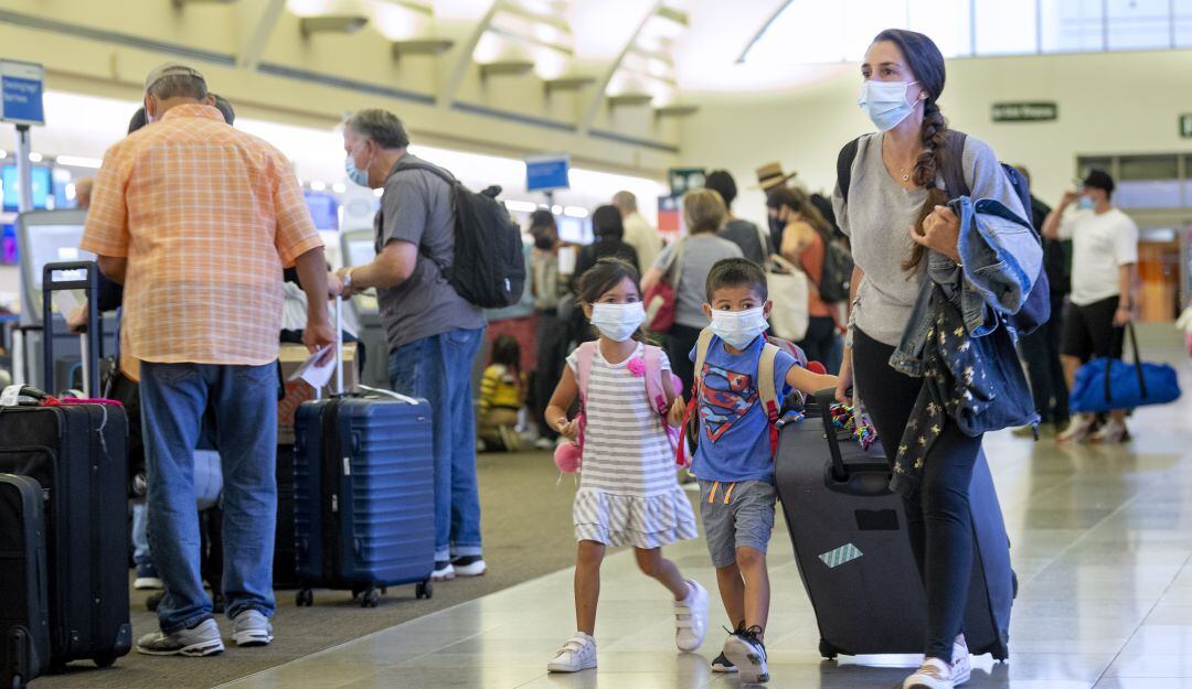 Aeropuerto en California, Estados Unidos. 