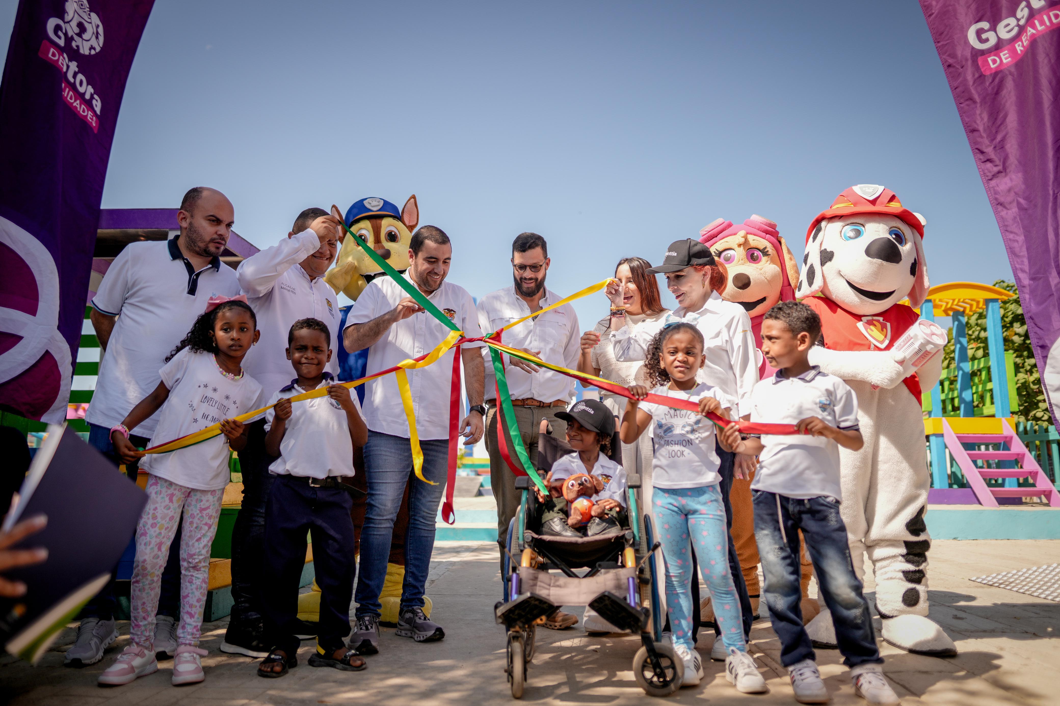 Gobernación y Esenttia le cumplen el sueño a Isaac de Jesús: entregan parque en Evitar, Mahates