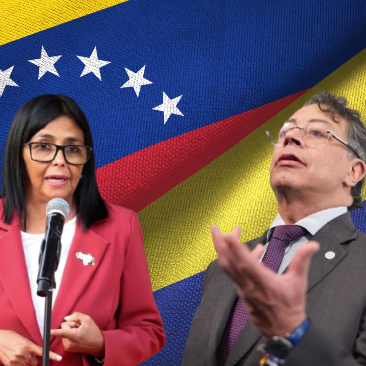 Así será el primer encuentro entre Delcy Rodríguez y Gustavo Petro en Caracas: agenda y temas