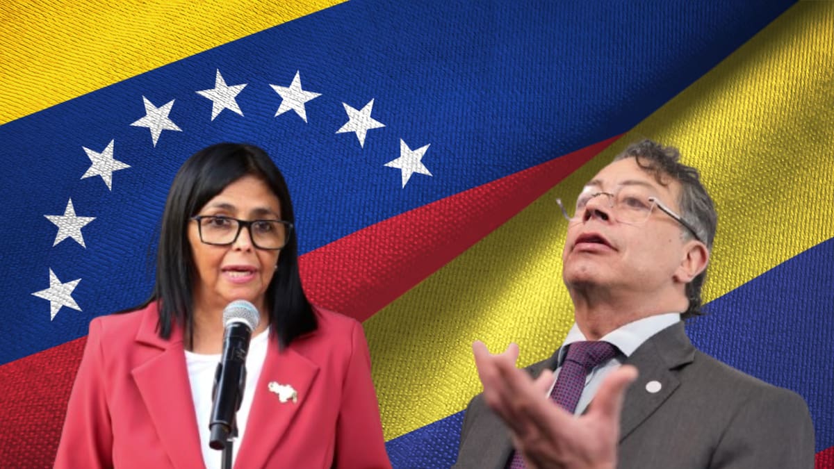 Así será el primer encuentro entre Delcy Rodríguez y Gustavo Petro en Caracas: agenda y temas