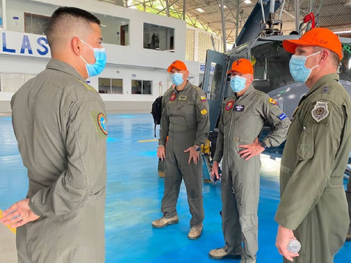 Integrante del Comando Sur de EE.UU visitó base aérea de Melgar, Tolima.