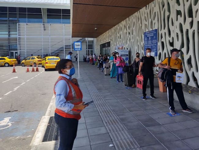 Aeropuerto de Santa Marta sin aire acondicionado por la pandemia