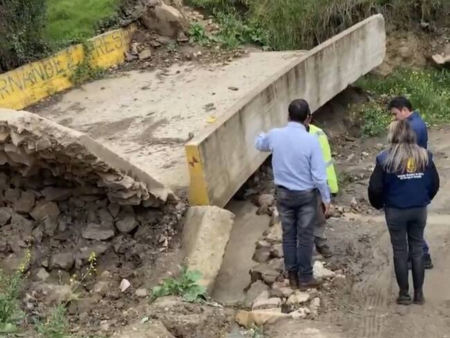 Casas, colegios y puentes, se vieron afectados por la remoción en masa de noviembre del 2024. Foto | Suministrada