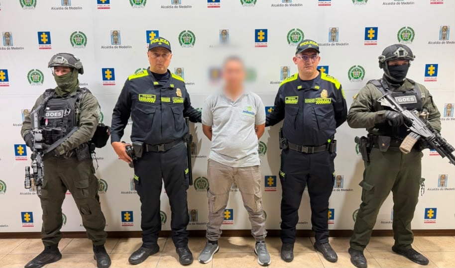 Capturado alias Mono Milicio del frente 36 - foto DIJIN
