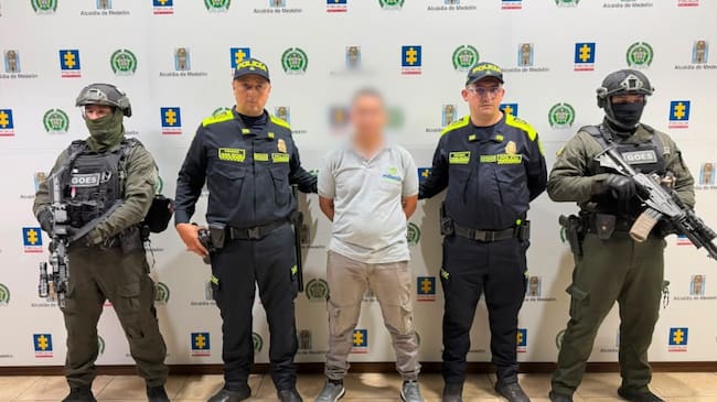 Capturado alias Mono Milicio del frente 36 - foto DIJIN
