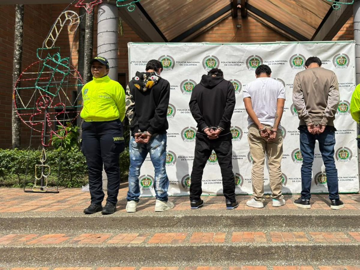 Desarticulan banda dedicada al hurto de motocicletas en Medellín