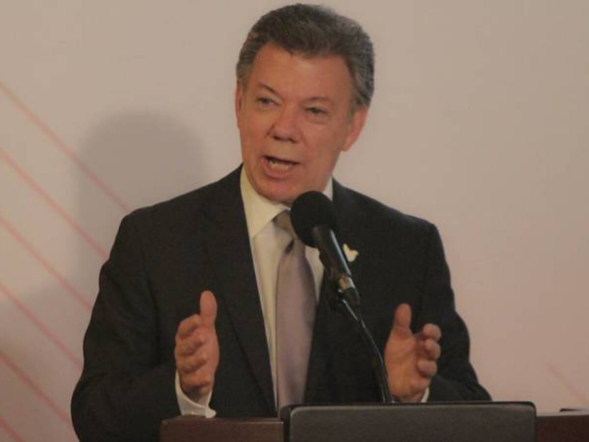 Presidente Santos quiere la paz antes del 23 de marzo de 2016