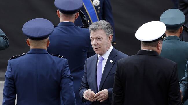 El presidente Juan Manuel Santos. Foto: Agencia EFE