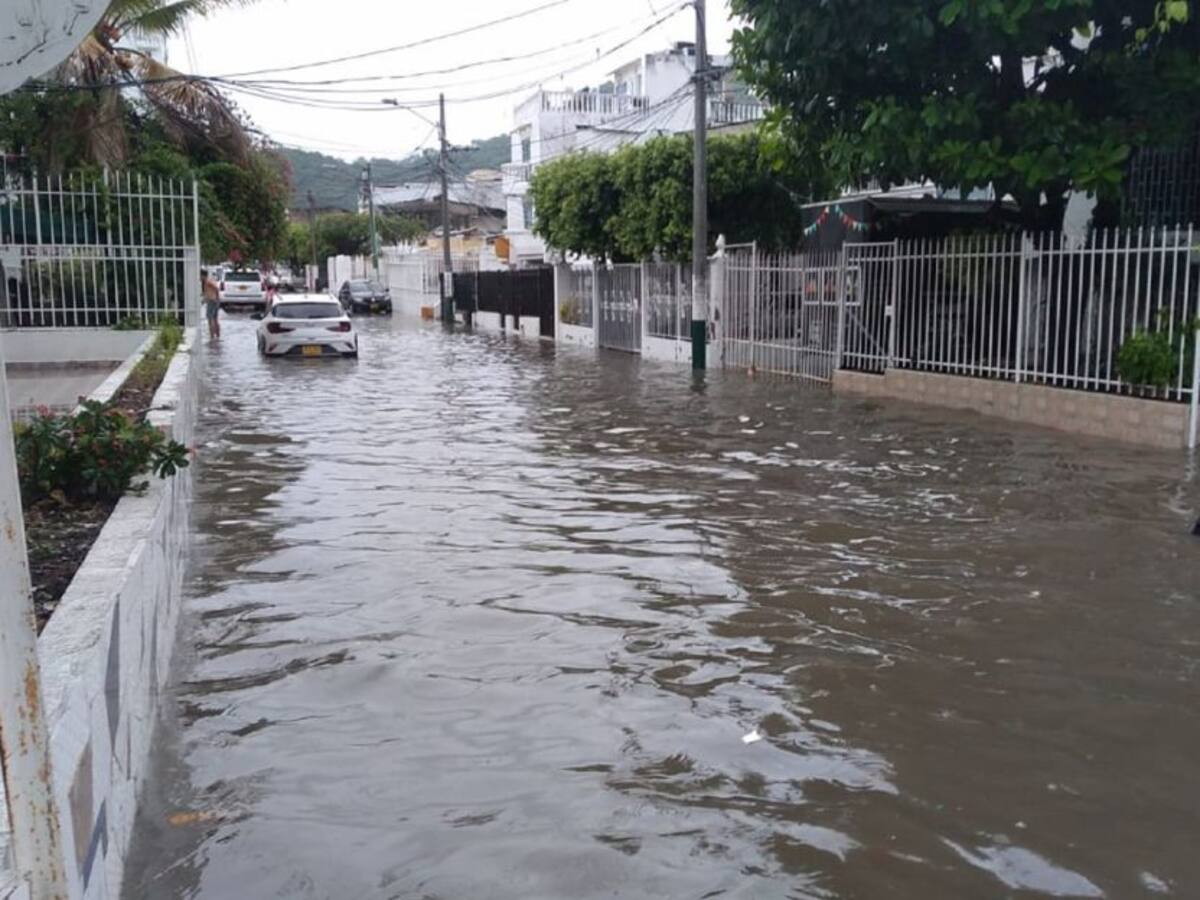 Las lluvias no se detienen en Cartagena