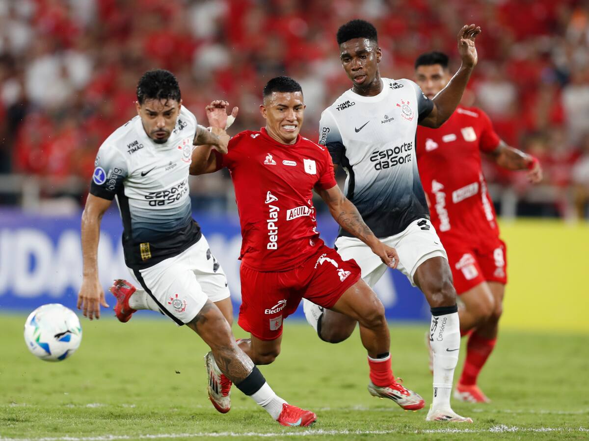 América cede amargo empate con Corinthians en segunda jornada de la Copa Sudamericana
