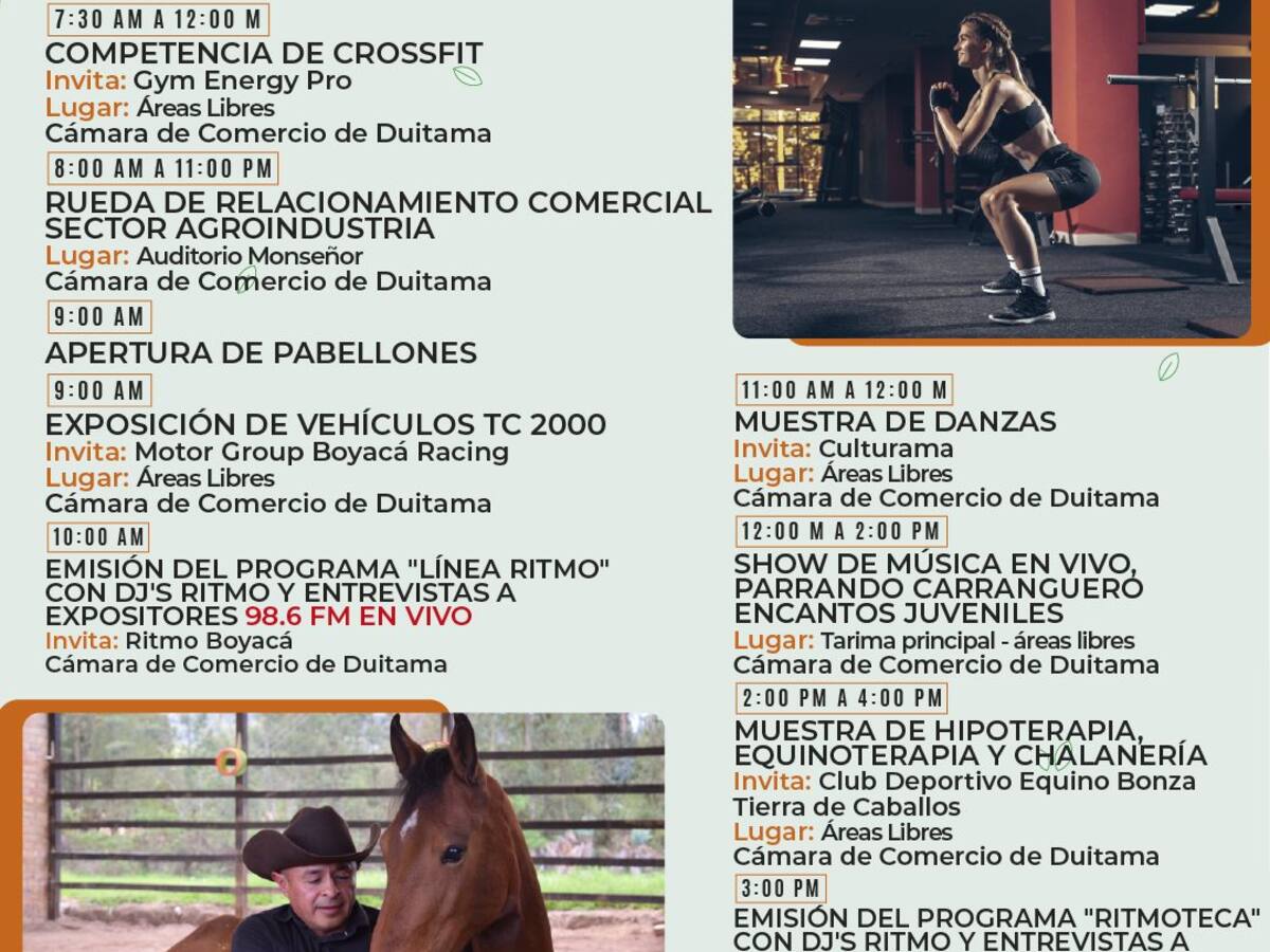 Edición 14ª de la Feria del Oriente Colombiano en Duitama