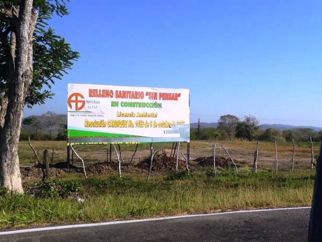 Campesinos del Carmen de Bolívar rechazan construcción de relleno sanitario