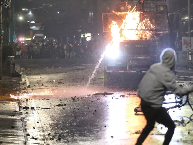 Policía pidió rechazar grupos civiles antidisturbios y encapuchados en paro