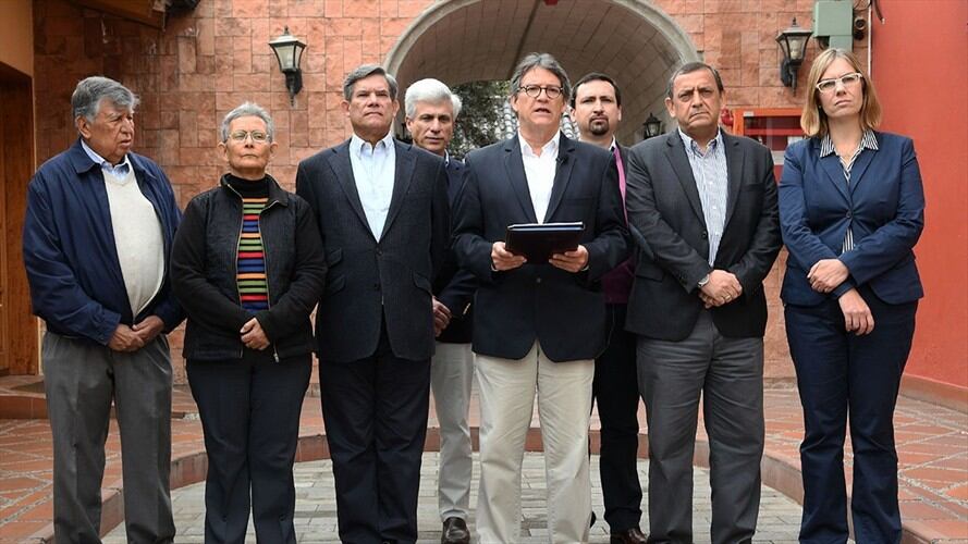 Se espera una declaración de parte del jefe de la delegación del gobierno, Gustavo Bell, sobre la crisis que atraviesa la negociación.. Foto: Cortesía/ Presidencia