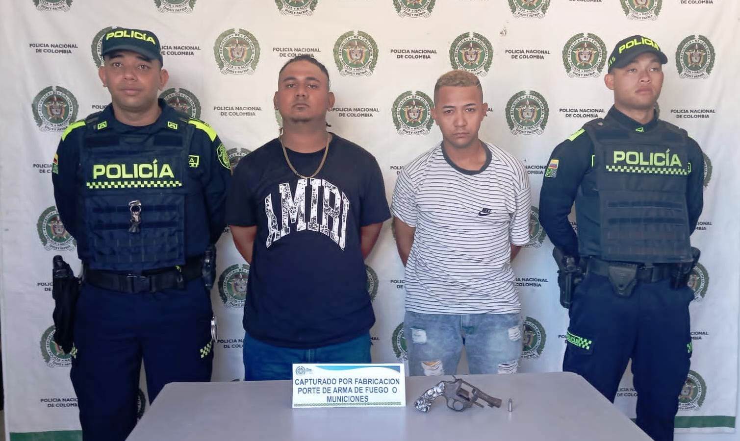 En persecución capturan dos presuntos delincuentes en Arjona, al norte de Bolívar