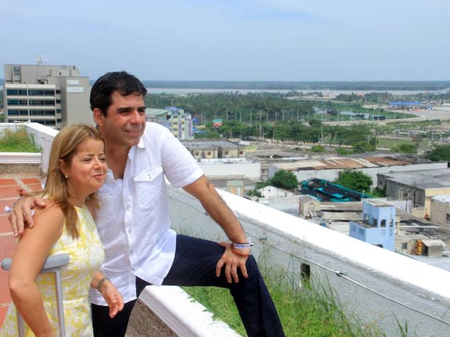 Alejandro Char y Elsa Noguera / Foto: prensa Alcaldía de Barranquilla
