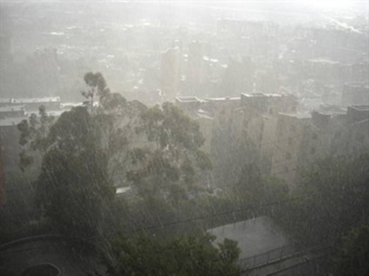 Los efectos de las lluvias en Medellín