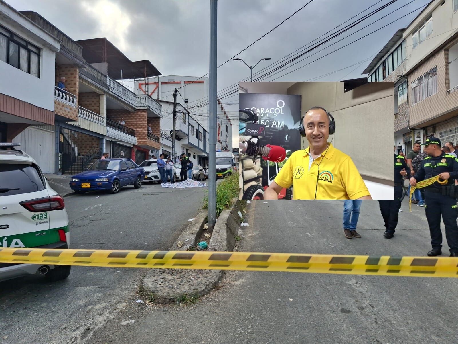 El Periodista fue asesinado el viernes 24 de enero en Armenia. Foto: Caracol Radio
