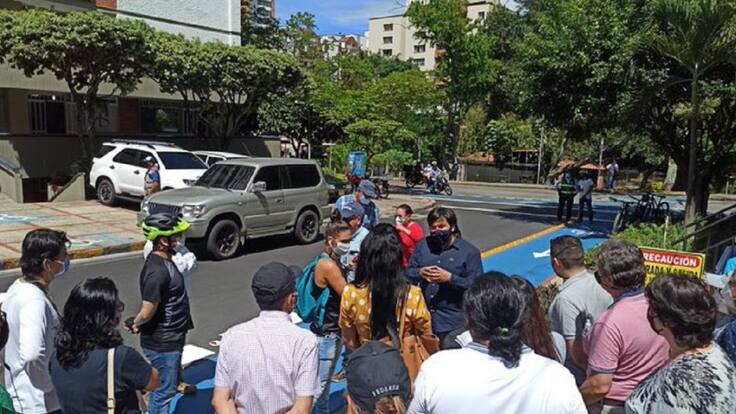 Inspección a ciclorrutas en Bucaramanga