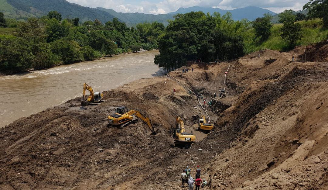 Rescate de los mineros en Neira, Caldas.