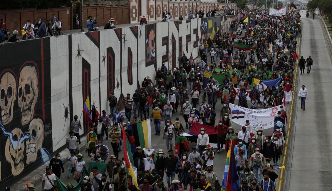 Protestas en Bogotá